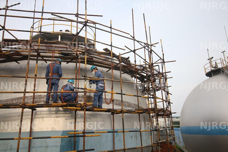某煉鋼廠球罐TOFD檢測項目